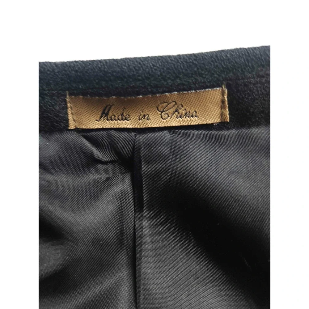 Vintage 80s‎ 90s J Riggings Suit Jacket Mens 38 Black Wool Preppy Corporate Goth